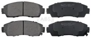Bremsbelagsatz, Scheibenbremse Vorderachse A.B.S. 37627