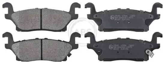 Bremsbelagsatz, Scheibenbremse Hinterachse A.B.S. 37640 Bild Bremsbelagsatz, Scheibenbremse Hinterachse A.B.S. 37640