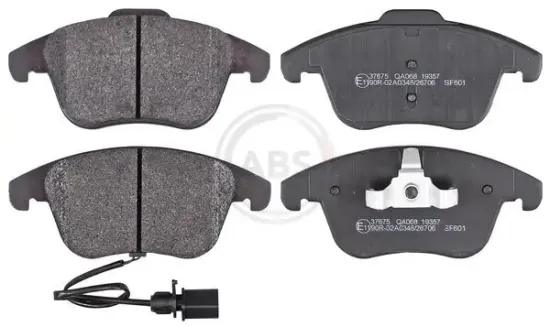Bremsbelagsatz, Scheibenbremse Vorderachse A.B.S. 37675 Bild Bremsbelagsatz, Scheibenbremse Vorderachse A.B.S. 37675