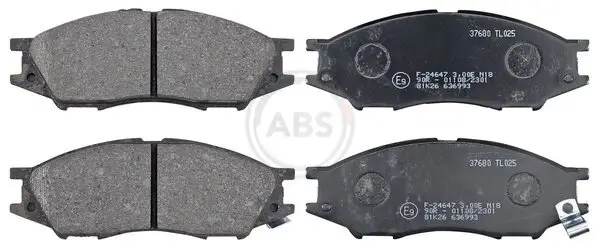 Bremsbelagsatz, Scheibenbremse Vorderachse A.B.S. 37680