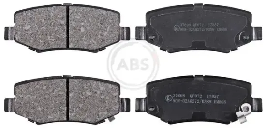Bremsbelagsatz, Scheibenbremse Hinterachse A.B.S. 37698 Bild Bremsbelagsatz, Scheibenbremse Hinterachse A.B.S. 37698