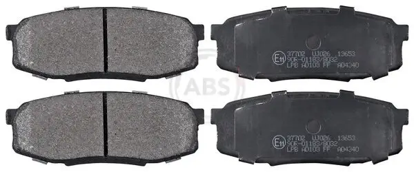 Bremsbelagsatz, Scheibenbremse A.B.S. 37702