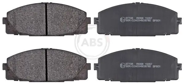 Bremsbelagsatz, Scheibenbremse Vorderachse A.B.S. 37708