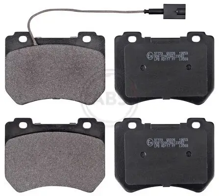 Bremsbelagsatz, Scheibenbremse Vorderachse A.B.S. 37723 Bild Bremsbelagsatz, Scheibenbremse Vorderachse A.B.S. 37723