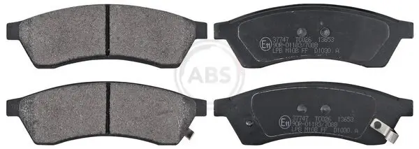 Bremsbelagsatz, Scheibenbremse Hinterachse A.B.S. 37747