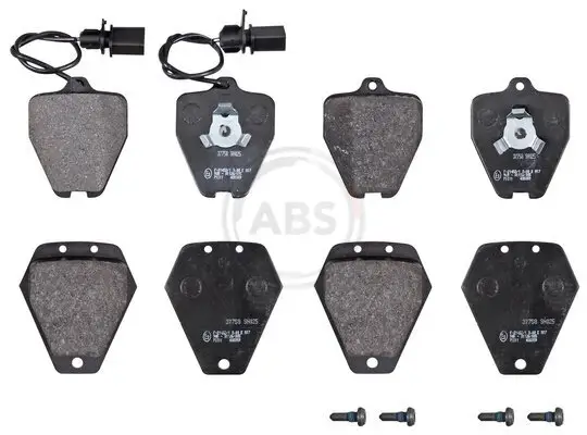 Bremsbelagsatz, Scheibenbremse Vorderachse A.B.S. 37758 Bild Bremsbelagsatz, Scheibenbremse Vorderachse A.B.S. 37758