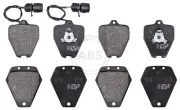 Bremsbelagsatz, Scheibenbremse Vorderachse A.B.S. 37759