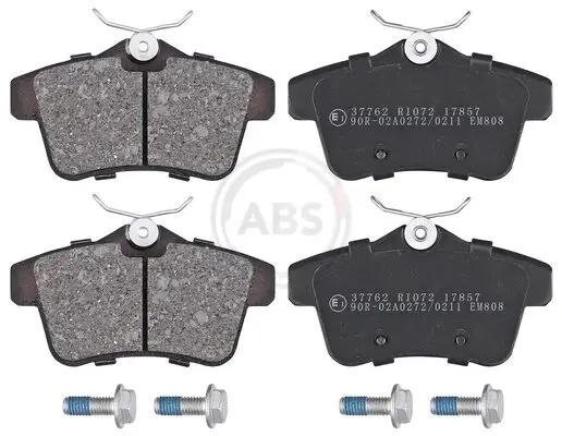 Bremsbelagsatz, Scheibenbremse Hinterachse A.B.S. 37762 Bild Bremsbelagsatz, Scheibenbremse Hinterachse A.B.S. 37762