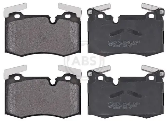 Bremsbelagsatz, Scheibenbremse Vorderachse A.B.S. 37779 Bild Bremsbelagsatz, Scheibenbremse Vorderachse A.B.S. 37779