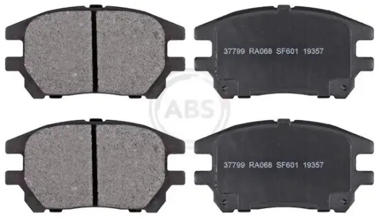 Bremsbelagsatz, Scheibenbremse Vorderachse A.B.S. 37799 Bild Bremsbelagsatz, Scheibenbremse Vorderachse A.B.S. 37799