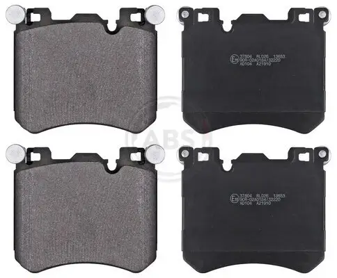 Bremsbelagsatz, Scheibenbremse Vorderachse A.B.S. 37804 Bild Bremsbelagsatz, Scheibenbremse Vorderachse A.B.S. 37804