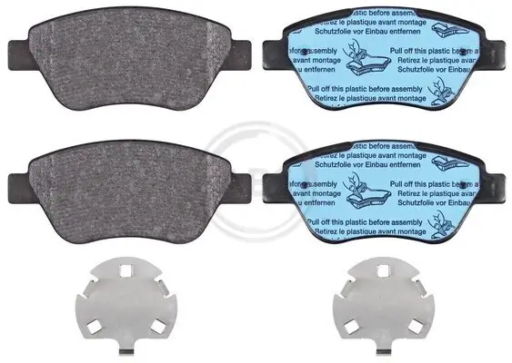 Bremsbelagsatz, Scheibenbremse Vorderachse A.B.S. 37817