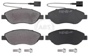 Bremsbelagsatz, Scheibenbremse Vorderachse A.B.S. 37818