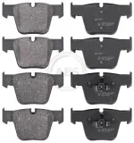 Bremsbelagsatz, Scheibenbremse Vorderachse A.B.S. 37821