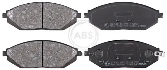 Bremsbelagsatz, Scheibenbremse Vorderachse A.B.S. 37842 Bild Bremsbelagsatz, Scheibenbremse Vorderachse A.B.S. 37842