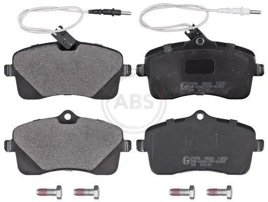 Bremsbelagsatz, Scheibenbremse Vorderachse A.B.S. 37858 Bild Bremsbelagsatz, Scheibenbremse Vorderachse A.B.S. 37858