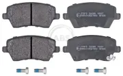 Bremsbelagsatz, Scheibenbremse Vorderachse A.B.S. 37873
