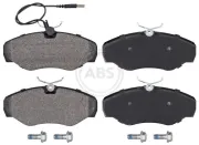 Bremsbelagsatz, Scheibenbremse Vorderachse A.B.S. 37874