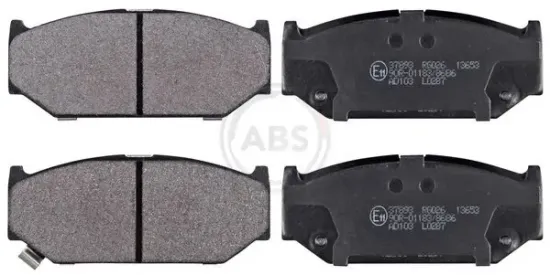 Bremsbelagsatz, Scheibenbremse Vorderachse A.B.S. 37893 Bild Bremsbelagsatz, Scheibenbremse Vorderachse A.B.S. 37893