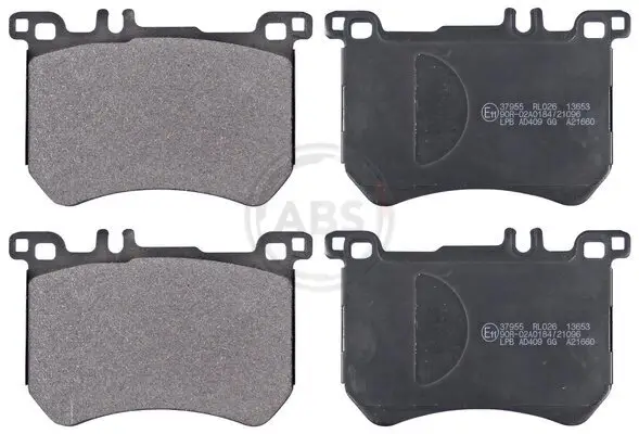 Bremsbelagsatz, Scheibenbremse Vorderachse A.B.S. 37955