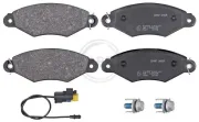 Bremsbelagsatz, Scheibenbremse Vorderachse A.B.S. 37997