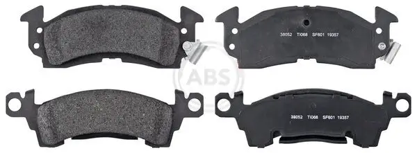 Bremsbelagsatz, Scheibenbremse Vorderachse A.B.S. 38052