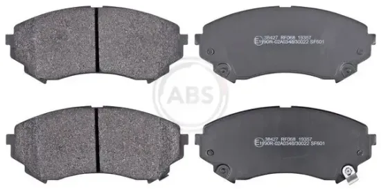 Bremsbelagsatz, Scheibenbremse Vorderachse A.B.S. 38427 Bild Bremsbelagsatz, Scheibenbremse Vorderachse A.B.S. 38427