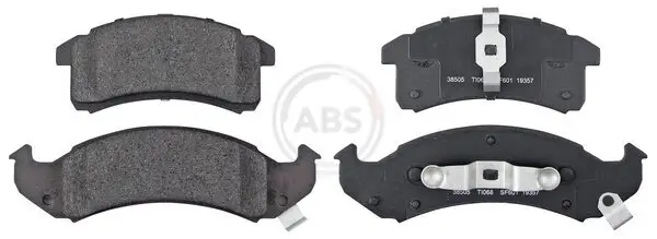 Bremsbelagsatz, Scheibenbremse Vorderachse A.B.S. 38505