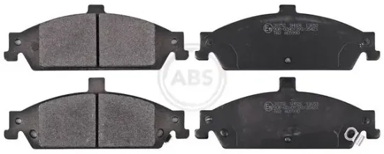 Bremsbelagsatz, Scheibenbremse Vorderachse A.B.S. 38752 Bild Bremsbelagsatz, Scheibenbremse Vorderachse A.B.S. 38752