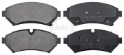 Bremsbelagsatz, Scheibenbremse Vorderachse A.B.S. 38753