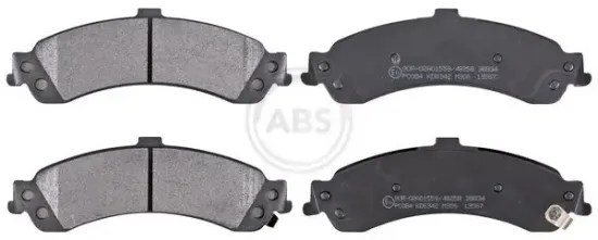Bremsbelagsatz, Scheibenbremse Hinterachse A.B.S. 38834 Bild Bremsbelagsatz, Scheibenbremse Hinterachse A.B.S. 38834