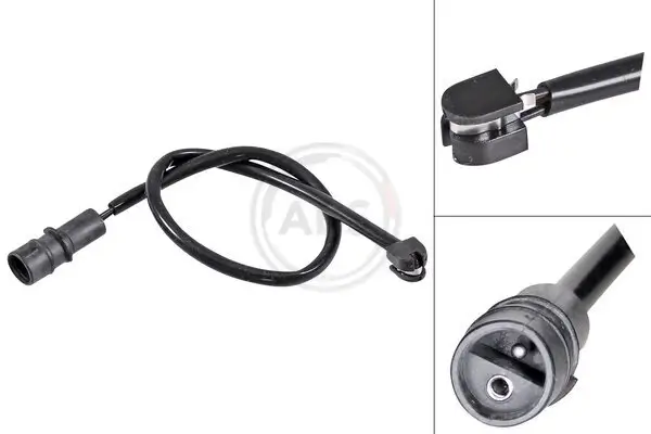 Warnkontakt, Bremsbelagverschleiß Hinterachse links Hinterachse rechts A.B.S. 39554