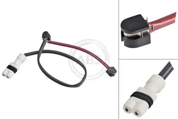 Warnkontakt, Bremsbelagverschleiß Hinterachse links Hinterachse rechts Vorderachse links Vorderachse rechts A.B.S. 39556