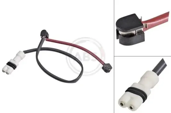 Warnkontakt, Bremsbelagverschleiß Hinterachse links Hinterachse rechts Vorderachse links Vorderachse rechts A.B.S. 39556 Bild Warnkontakt, Bremsbelagverschleiß Hinterachse links Hinterachse rechts Vorderachse links Vorderachse rechts A.B.S. 39556