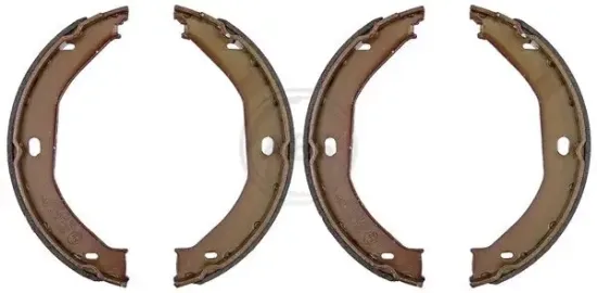 Bremsbackensatz, Feststellbremse Hinterachse A.B.S. 40807 Bild Bremsbackensatz, Feststellbremse Hinterachse A.B.S. 40807