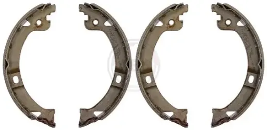 Bremsbackensatz, Feststellbremse Hinterachse A.B.S. 40812 Bild Bremsbackensatz, Feststellbremse Hinterachse A.B.S. 40812