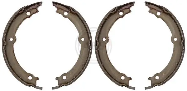 Bremsbackensatz, Feststellbremse Hinterachse A.B.S. 9261