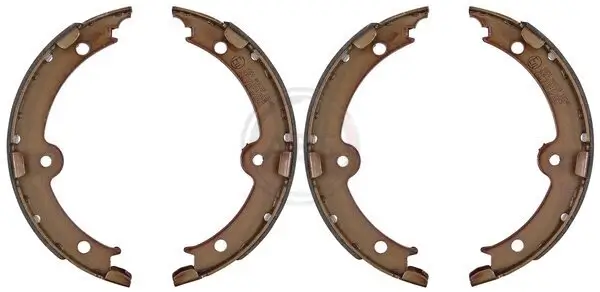 Bremsbackensatz, Feststellbremse Hinterachse A.B.S. 9301