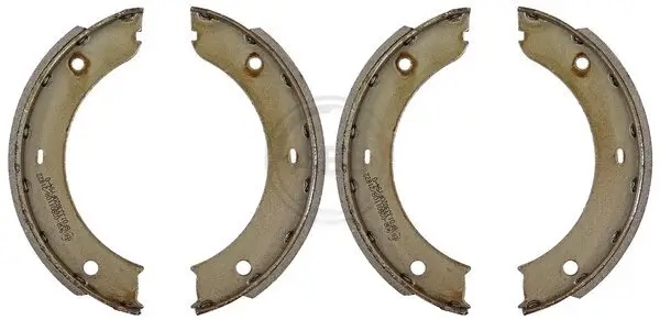 Bremsbackensatz, Feststellbremse Hinterachse A.B.S. 9334