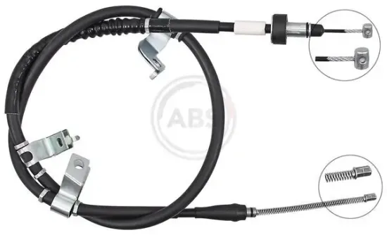 Seilzug, Feststellbremse hinten rechts A.B.S. K10043 Bild Seilzug, Feststellbremse hinten rechts A.B.S. K10043