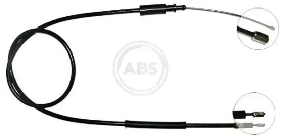 Seilzug, Feststellbremse hinten links A.B.S. K10307 Bild Seilzug, Feststellbremse hinten links A.B.S. K10307