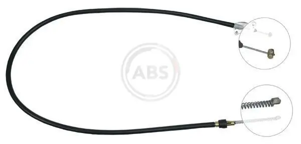 Seilzug, Feststellbremse hinten A.B.S. K12825