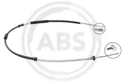 Seilzug, Feststellbremse hinten links A.B.S. K10353