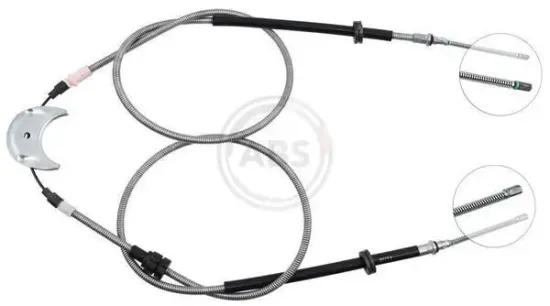 Seilzug, Feststellbremse hinten A.B.S. K10665 Bild Seilzug, Feststellbremse hinten A.B.S. K10665