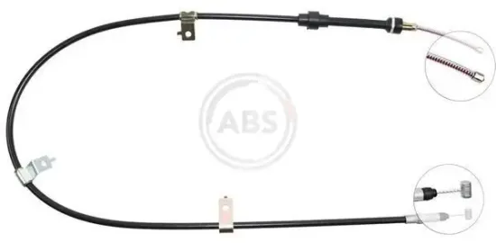Seilzug, Feststellbremse hinten links A.B.S. K10697 Bild Seilzug, Feststellbremse hinten links A.B.S. K10697