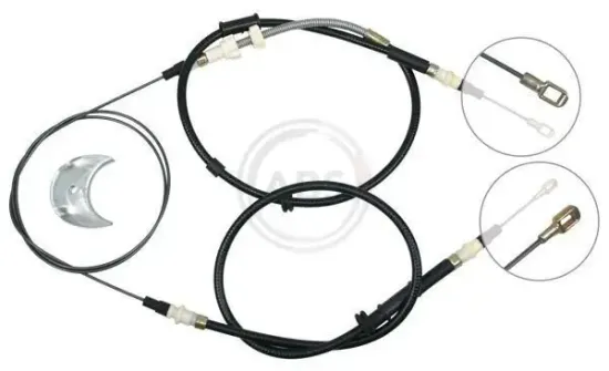 Seilzug, Feststellbremse hinten A.B.S. K10785 Bild Seilzug, Feststellbremse hinten A.B.S. K10785