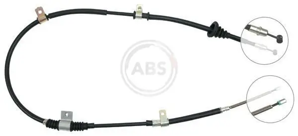 Seilzug, Feststellbremse hinten rechts A.B.S. K10908