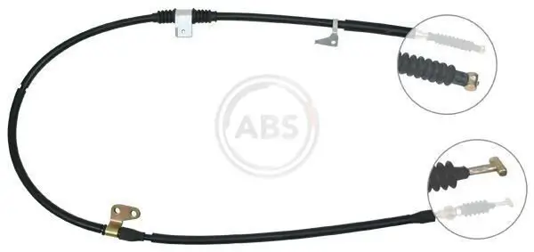 Seilzug, Feststellbremse hinten rechts A.B.S. K11188