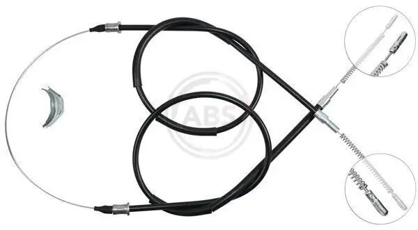 Seilzug, Feststellbremse hinten links hinten rechts A.B.S. K13796
