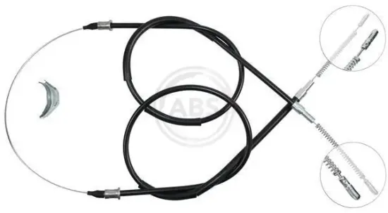 Seilzug, Feststellbremse hinten links hinten rechts A.B.S. K13796 Bild Seilzug, Feststellbremse hinten links hinten rechts A.B.S. K13796